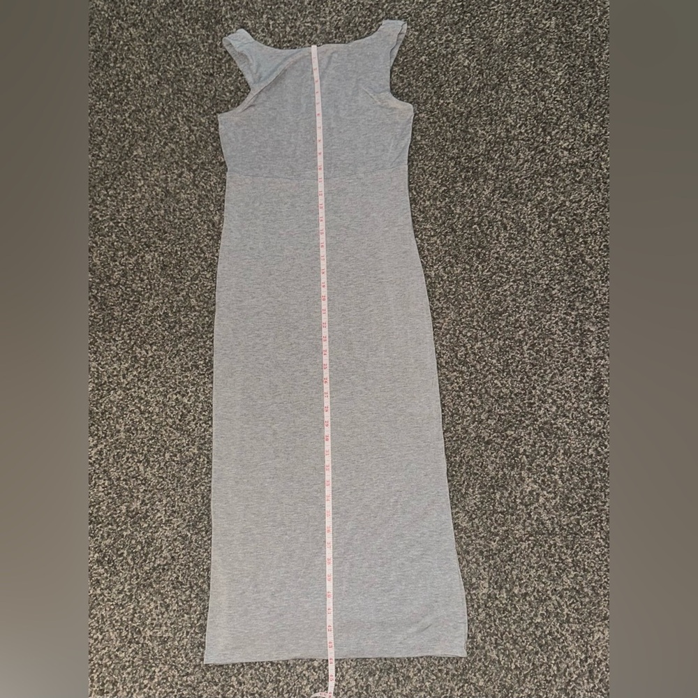 Athleta • Women’s Heather Gray Sleeveless Santorini Midi Dress Sz XS Casual - Picture 8 of 14